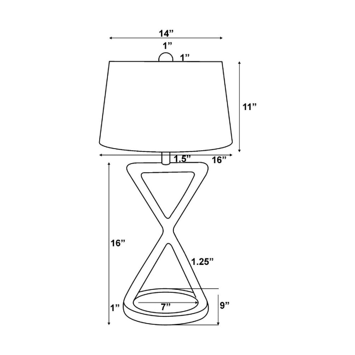 Modern European furniture - Crisscross Aluminum Accent Table Lamp - www.oroa.com