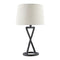 Modern European furniture - Crisscross Aluminum Accent Table Lamp - www.oroa.com