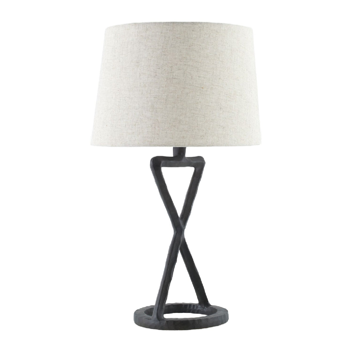 Modern European furniture - Crisscross Aluminum Accent Table Lamp - www.oroa.com