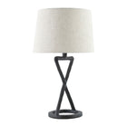 Modern European furniture - Crisscross Aluminum Accent Table Lamp - www.oroa.com