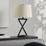 Modern European furniture - Crisscross Aluminum Accent Table Lamp - www.oroa.com