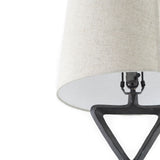Modern European furniture - Crisscross Aluminum Accent Table Lamp - www.oroa.com