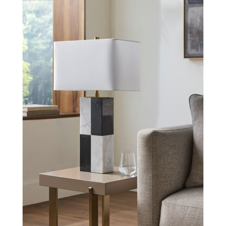 Modern European furniture - Marble Base Accent Table Lamp - www.oroa.com