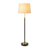 Cream Linen Accent Floor Lamp | Kuda Home Aberdeen