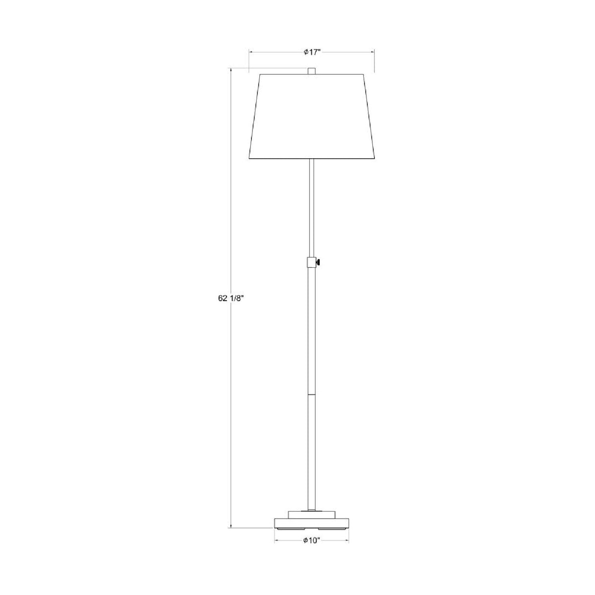 Cream Linen Accent Floor Lamp | Kuda Home Aberdeen