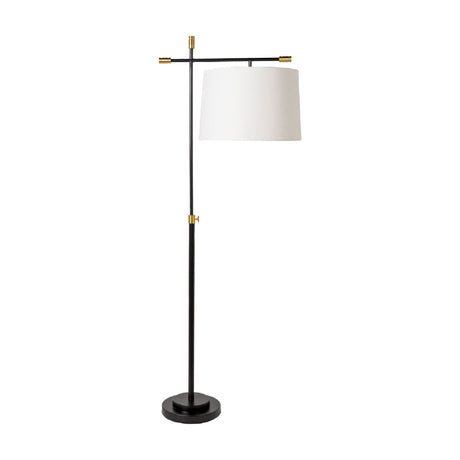 Modern European furniture - Ivory Linen Accent Floor Lamp - www.oroa.com