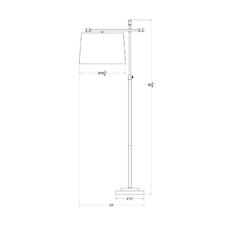 Modern European furniture - Ivory Linen Accent Floor Lamp - www.oroa.com