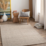 Modern European furniture - Gray Wool Round Carpet - www.oroa.com