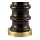 Modern European furniture - Black Ceramic Seagrass Table Lamp - www.oroa.com