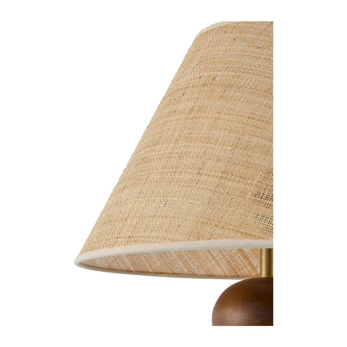 Modern European furniture - Brown Wooden Seagrass Table Lamp - www.oroa.com