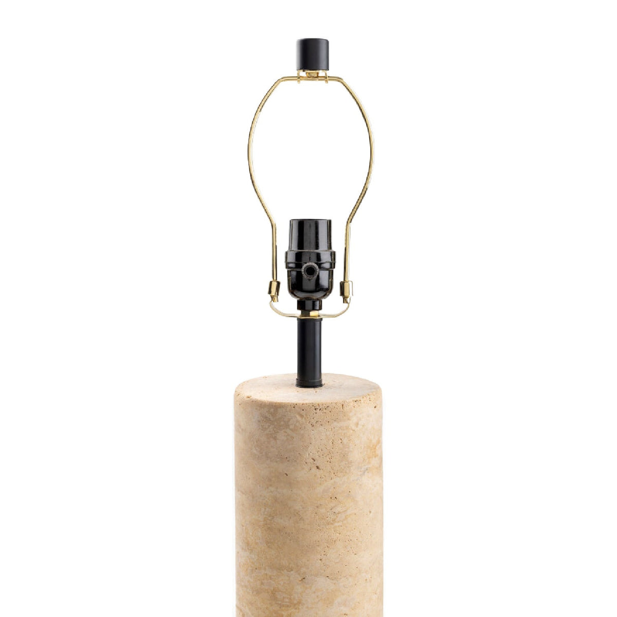Modern European furniture - Beige Travertine Accent Table Lamp - www.oroa.com