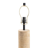 Modern European furniture - Beige Travertine Accent Table Lamp - www.oroa.com