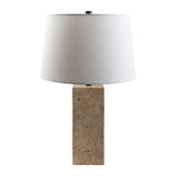 Modern European furniture - Beige Travertine Accent Table Lamp - www.oroa.com