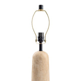 Modern European furniture - Travertine Base Accent Table Lamp - www.oroa.com