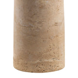 Modern European furniture - Travertine Base Accent Table Lamp - www.oroa.com