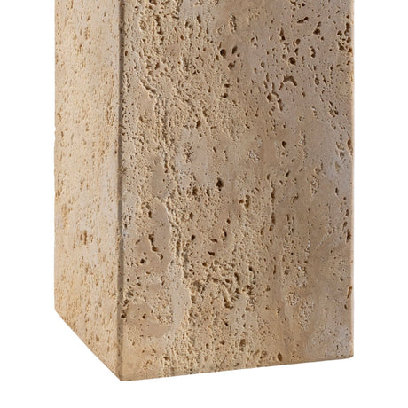 Modern European furniture - Beige Travertine Table Lamp - www.oroa.com