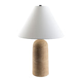 Modern European furniture - Empire Shade Travertine Table Lamp - www.oroa.com