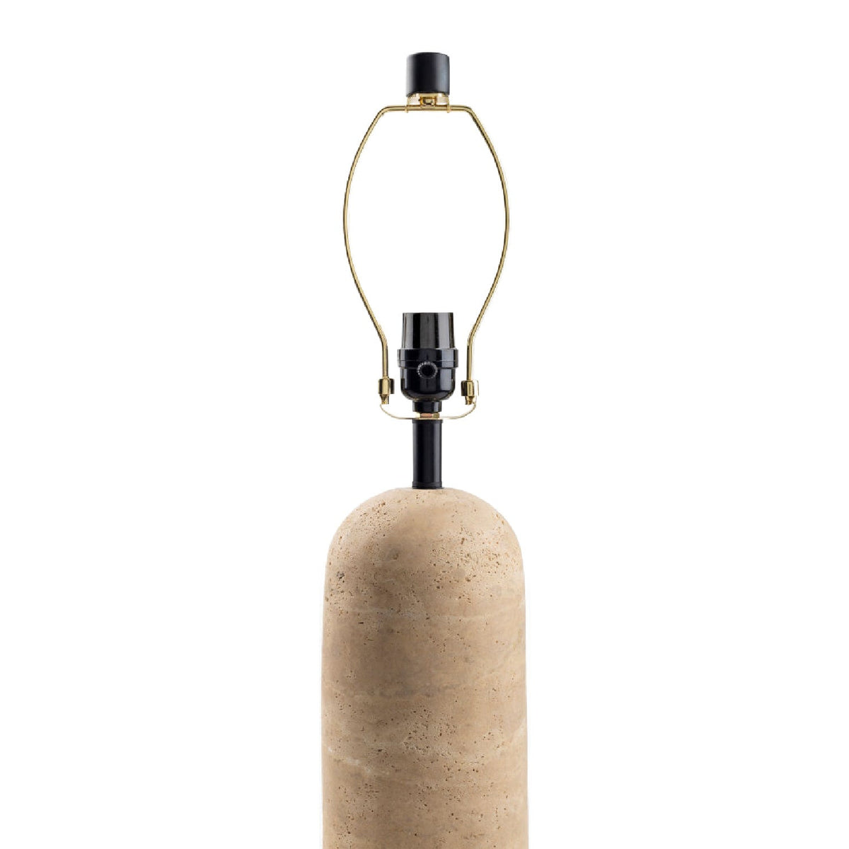 Modern European furniture - Empire Shade Travertine Table Lamp - www.oroa.com