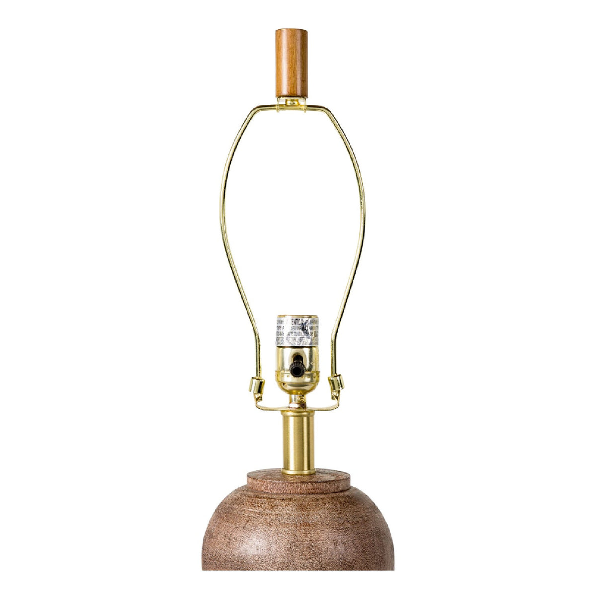 Modern European furniture - Brown Sphere Base Table Lamp - www.oroa.com