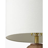Modern European furniture - Brown Sphere Base Table Lamp - www.oroa.com
