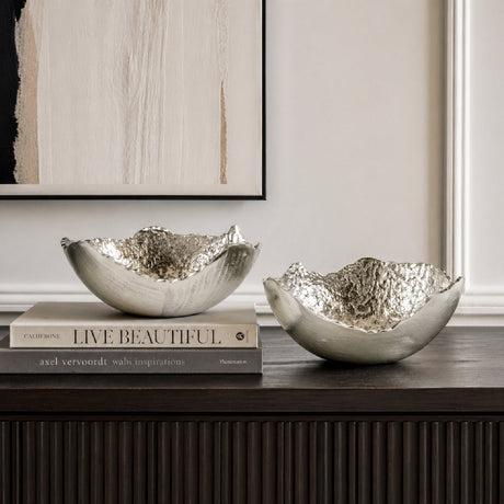 Modern European furniture - Aluminum Organic-Edge Bowls (2) - www.oroa.com