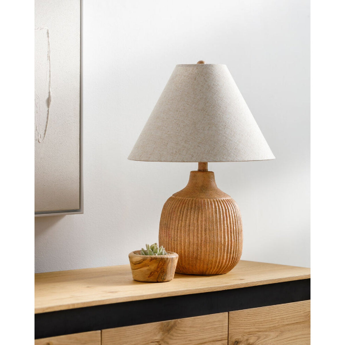 Modern European furniture - Blush Ceramic Accent Table Lamp - www.oroa.com