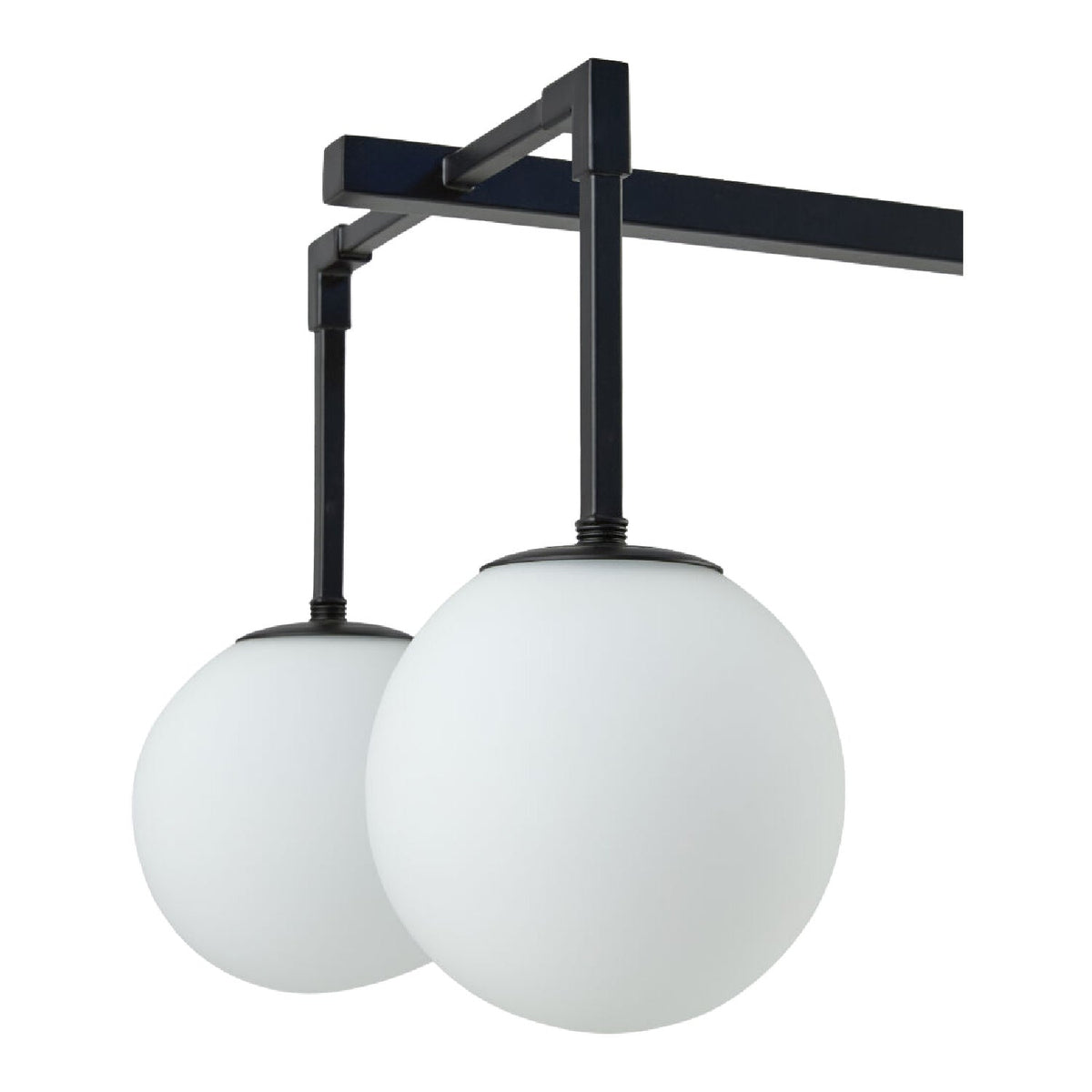 Modern European furniture - White Sphere 6-Light Linear Chandelier - www.oroa.com