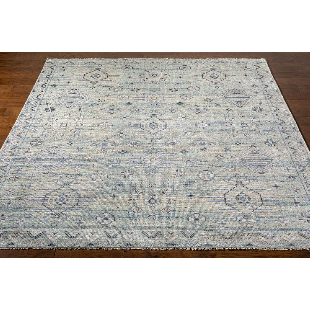 Modern furniture - Patterned Wool Viscose Carpet  - www.oroa.com