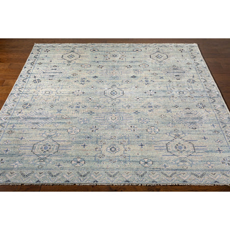 Modern European furniture - Blue Wool Blend Table Runner - www.oroa.com