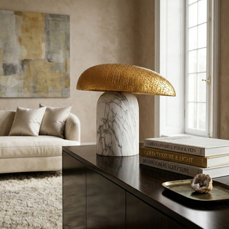 Gold Crackled Shade Table Lamp Modern European furniture - www.oroa.com