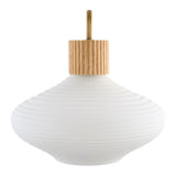 Modern European furniture - White Blown Glass Wall Lamp - www.oroa.com