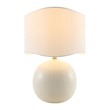Modern European furniture - Wavy Jute Table Lamp - www.oroa.com