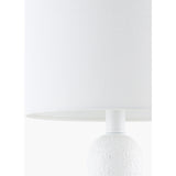 Modern European furniture - Geometric Stacked Linen Table Lamp - www.oroa.com