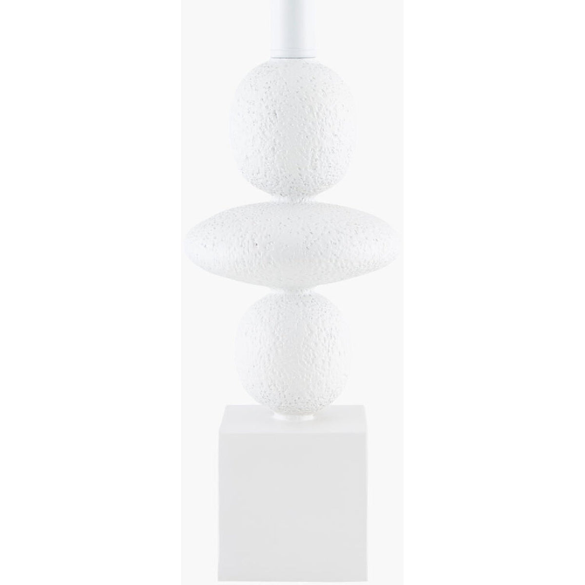 Modern European furniture - Geometric Stacked Linen Table Lamp - www.oroa.com