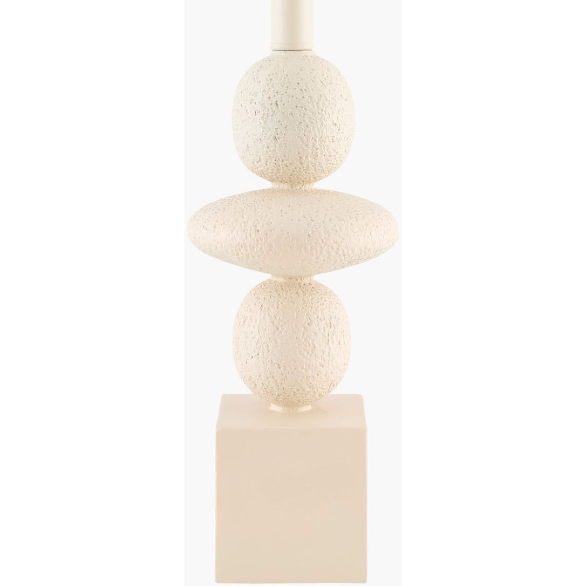 Modern European furniture - Geometric Stacked Linen Table Lamp - www.oroa.com