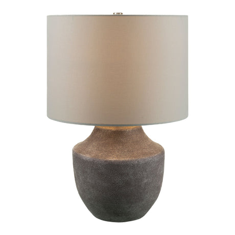 Modern European furniture - Beige Drum Linen Table Lamp S - www.oroa.com