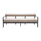 Modern European furniture - Black Aluminum Outdoor Sofa - www.oroa.com