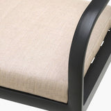Modern European furniture - Black Aluminum Outdoor Dining Chair - www.oroa.com