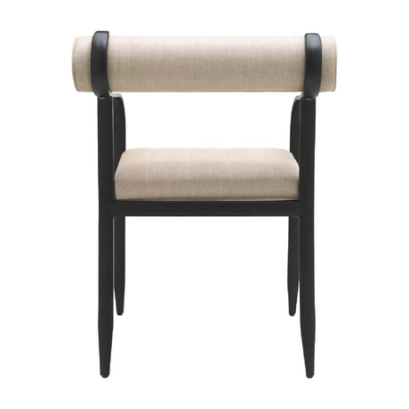 Modern European furniture - Black Aluminum Outdoor Dining Chair - www.oroa.com