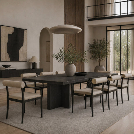 Modern European furniture - Black Aluminum Outdoor Dining Chairs (2) - www.oroa.com