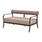 Modern European furniture - Black Aluminum Outdoor Loveseat - www.oroa.com