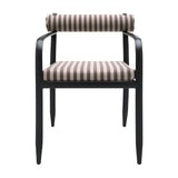 Modern European furniture - Black Aluminum Outdoor Dining Chair - www.oroa.com