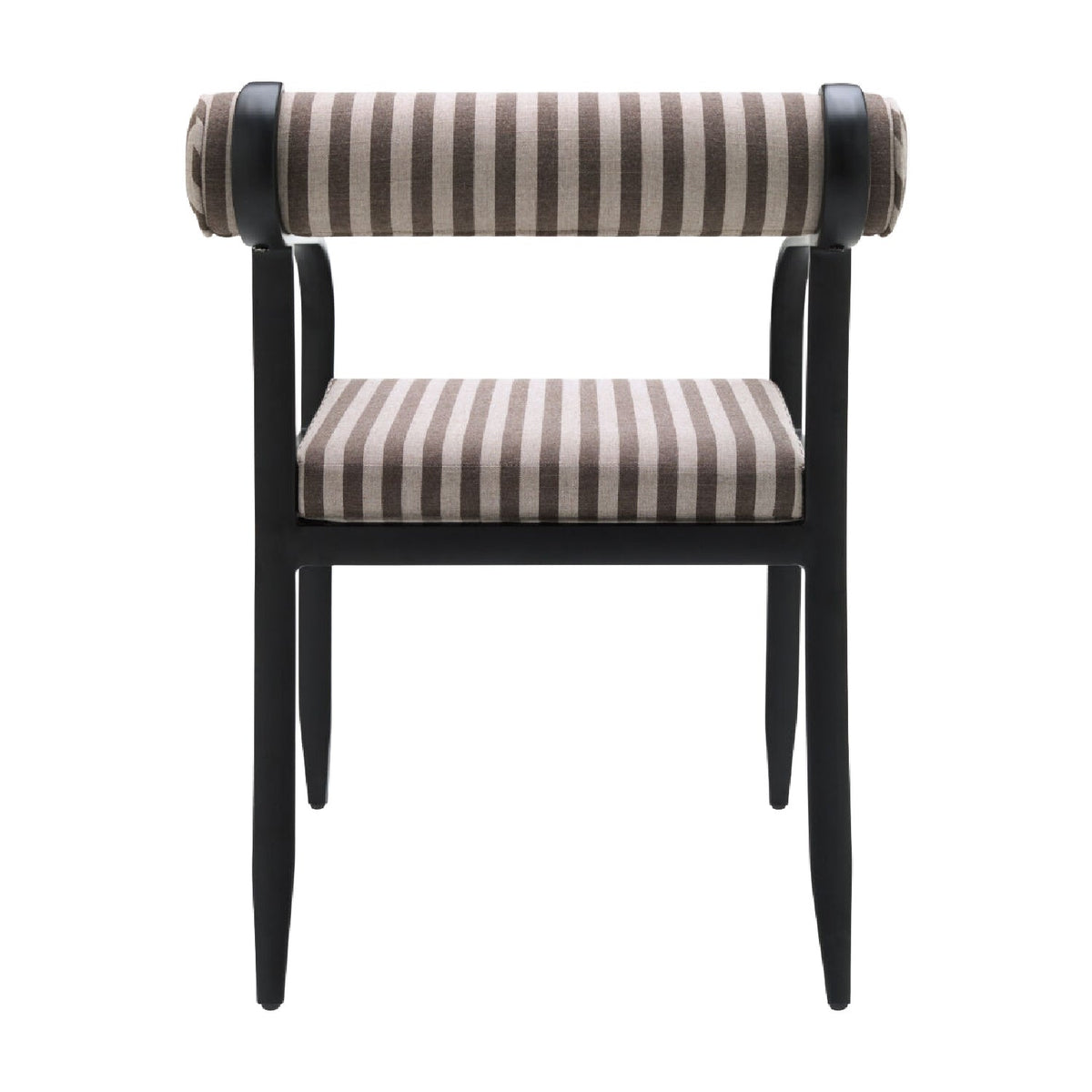 Modern European furniture - Black Aluminum Outdoor Dining Chair - www.oroa.com