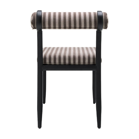 Modern European furniture - Black Aluminum Outdoor Dining Chairs (2) - www.oroa.com