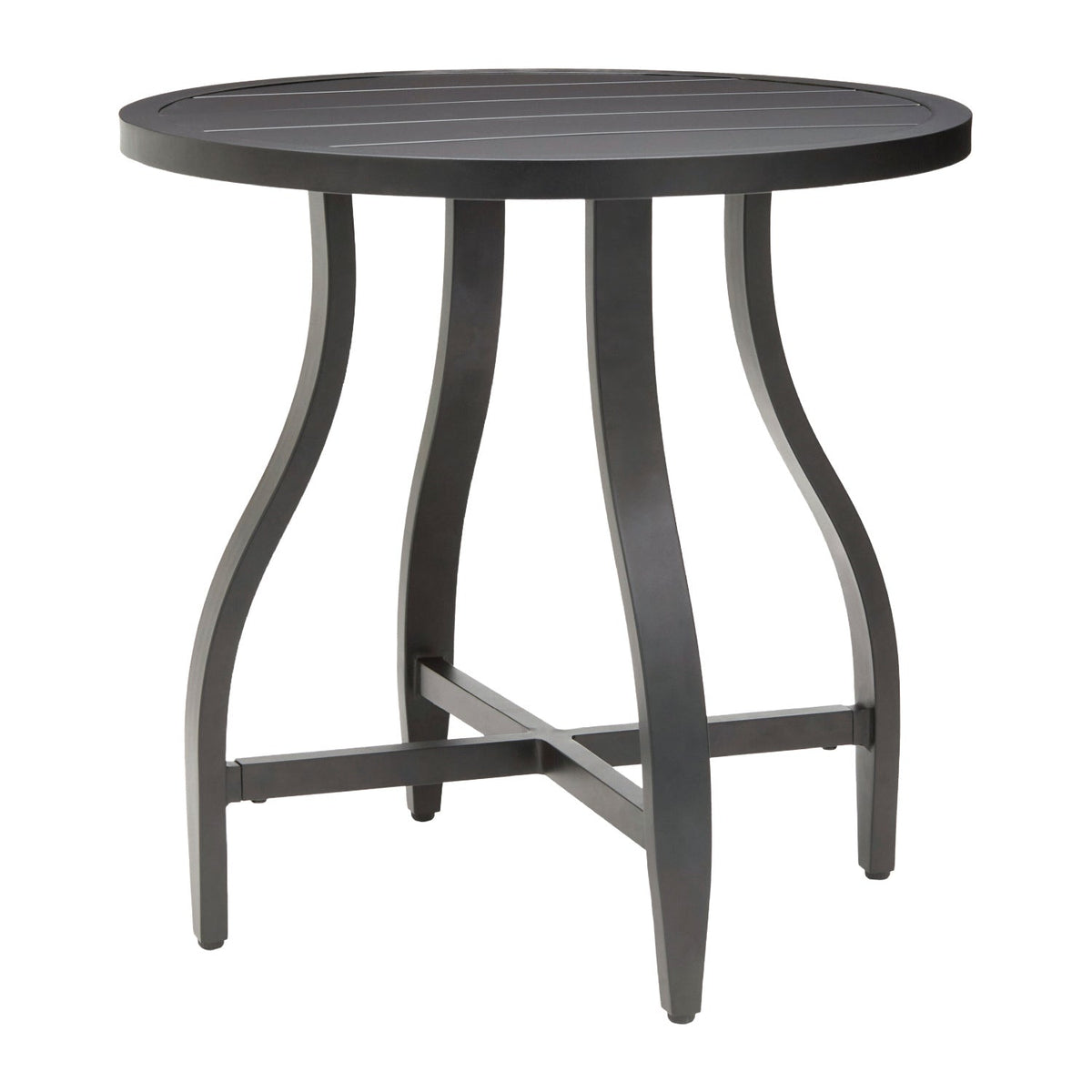 Modern European furniture - Black Aluminum Outdoor End Table - www.oroa.com