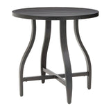 Modern European furniture - Black Aluminum Outdoor End Table - www.oroa.com