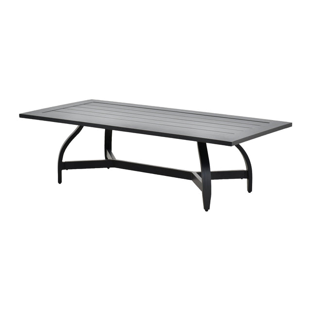 Modern European furniture - Black Aluminum Outdoor Coffee Table - www.oroa.com