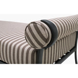 Modern European furniture - Black Aluminum Outdoor Bench - www.oroa.com