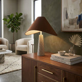 Modern European furniture - Cotton Shade Table Lamp - www.oroa.com