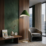 Modern European furniture - Cotton Shade Accent Floor Lamp - www.oroa.com